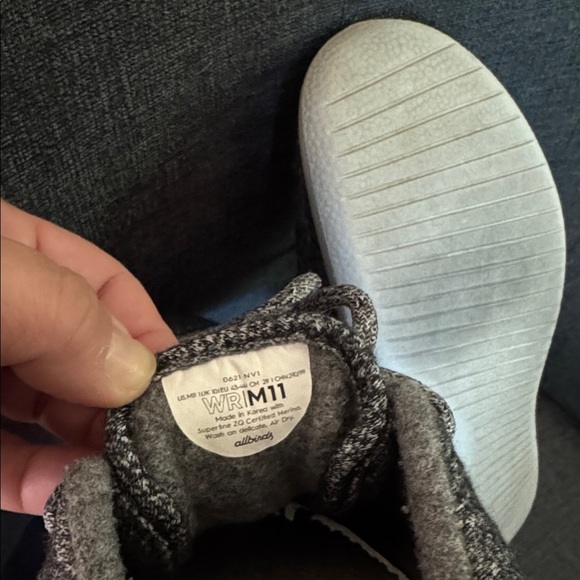 All Birds Wool Runners Shoes Sneakers Mens 11 Gray Running Athletic clean - Picture 6 of 6